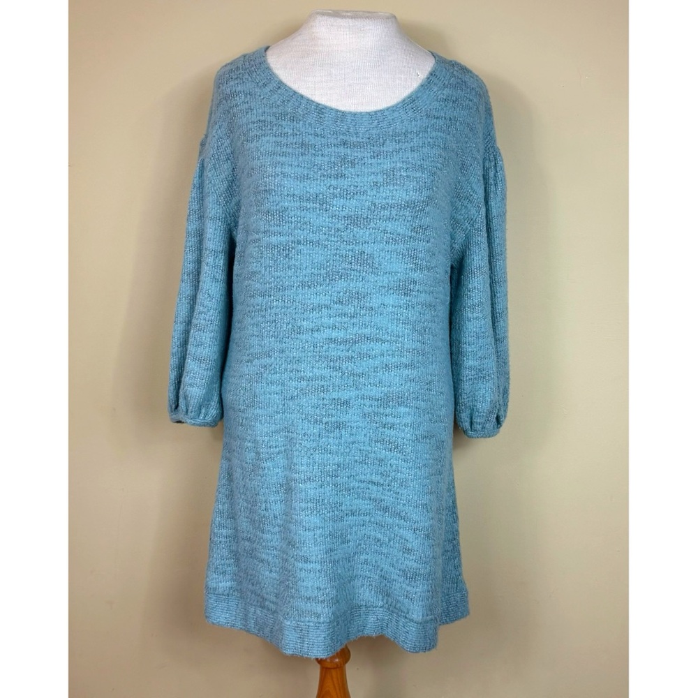 Anthropologie Saturday Sunday Lyla Cozy Tunic Dress in Seafoam/Mint Small Petite - Picture 8 of 16
